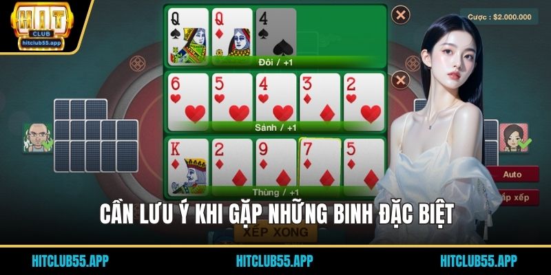 Cần lưu ý khi gặp những binh đặc biệt